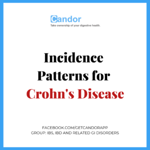 Incidence patterns for Crohn's disease