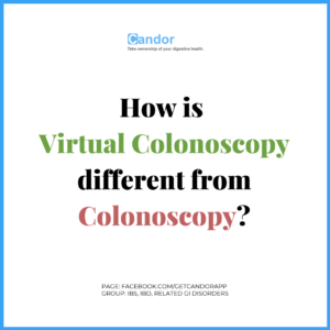 How is virtual colonoscopy different from colonoscopy