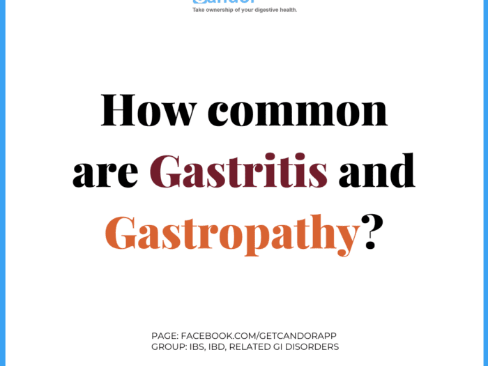 How Common are Gastritis and Gastropathy