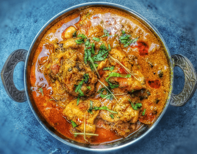 Low FODMAP chicken madras curry