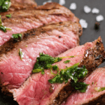 pan seared sirloin steak