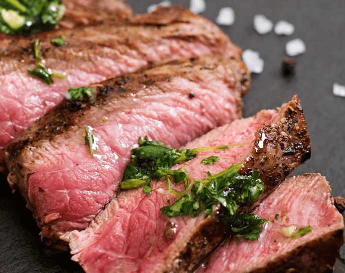 pan seared sirloin steak