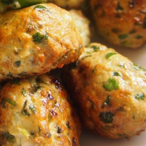 Spinach chicken meatballs Candor