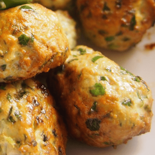 spinach chicken meatballs