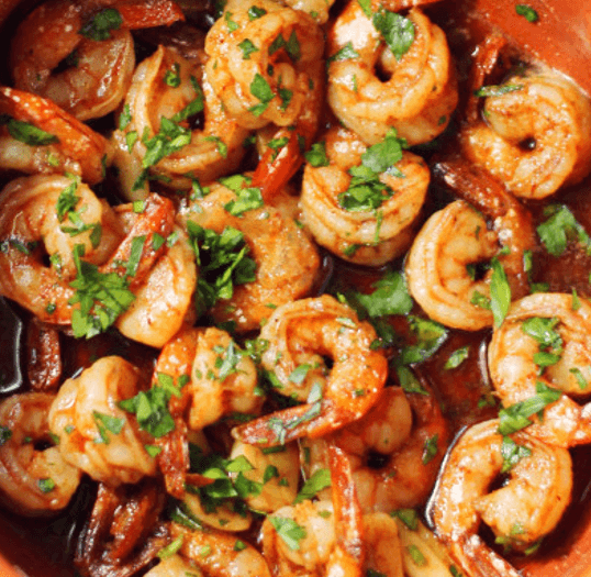 shrimp in chili oil