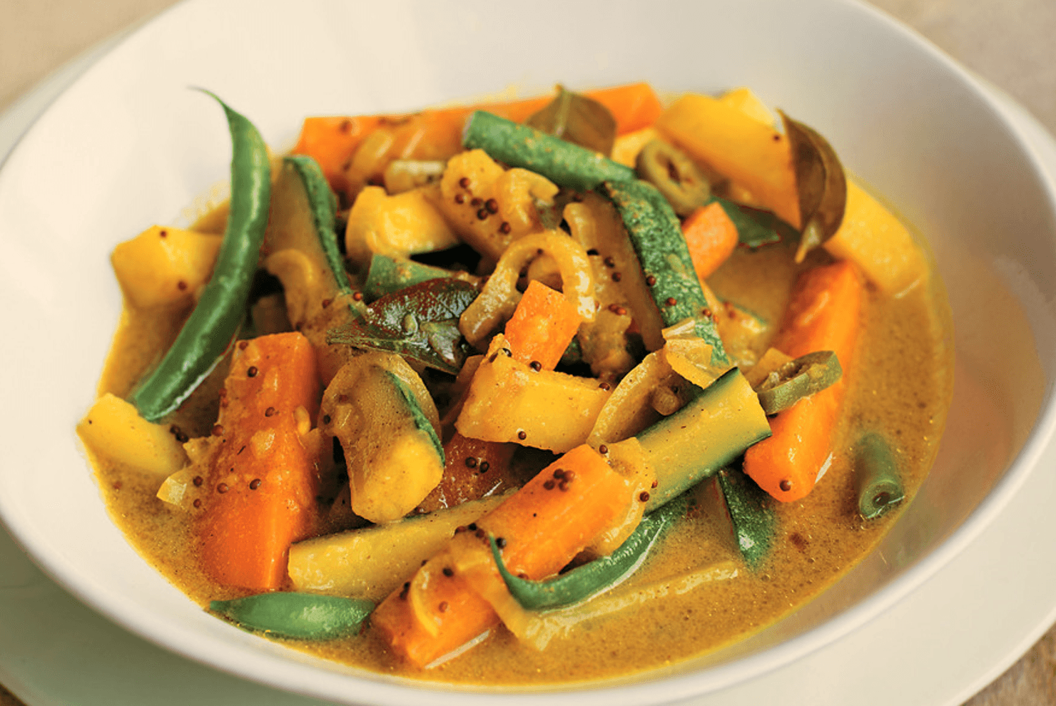 avial indian vegetable stew