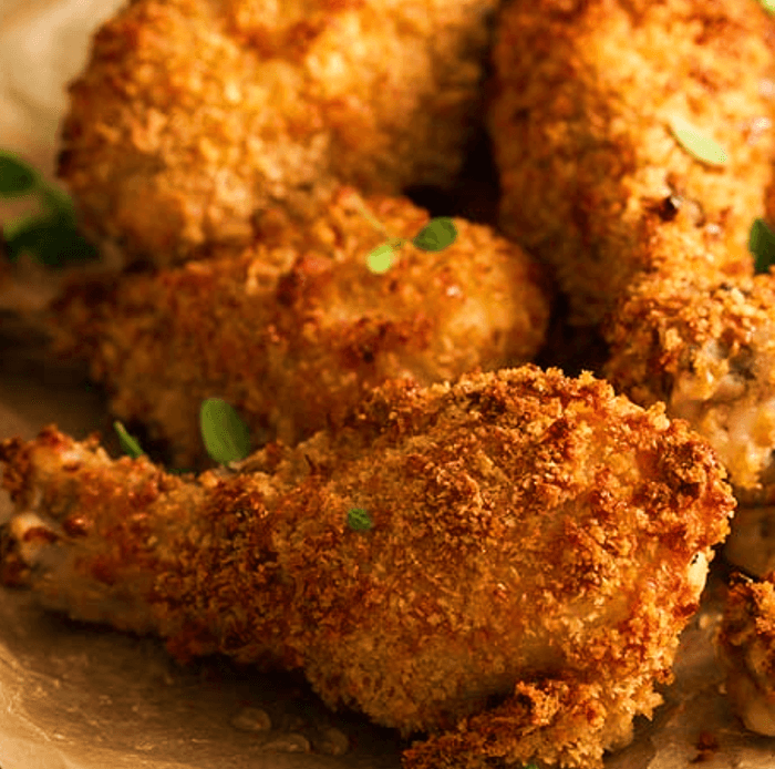 Crumbed crispy chicken drumsticks - Candor