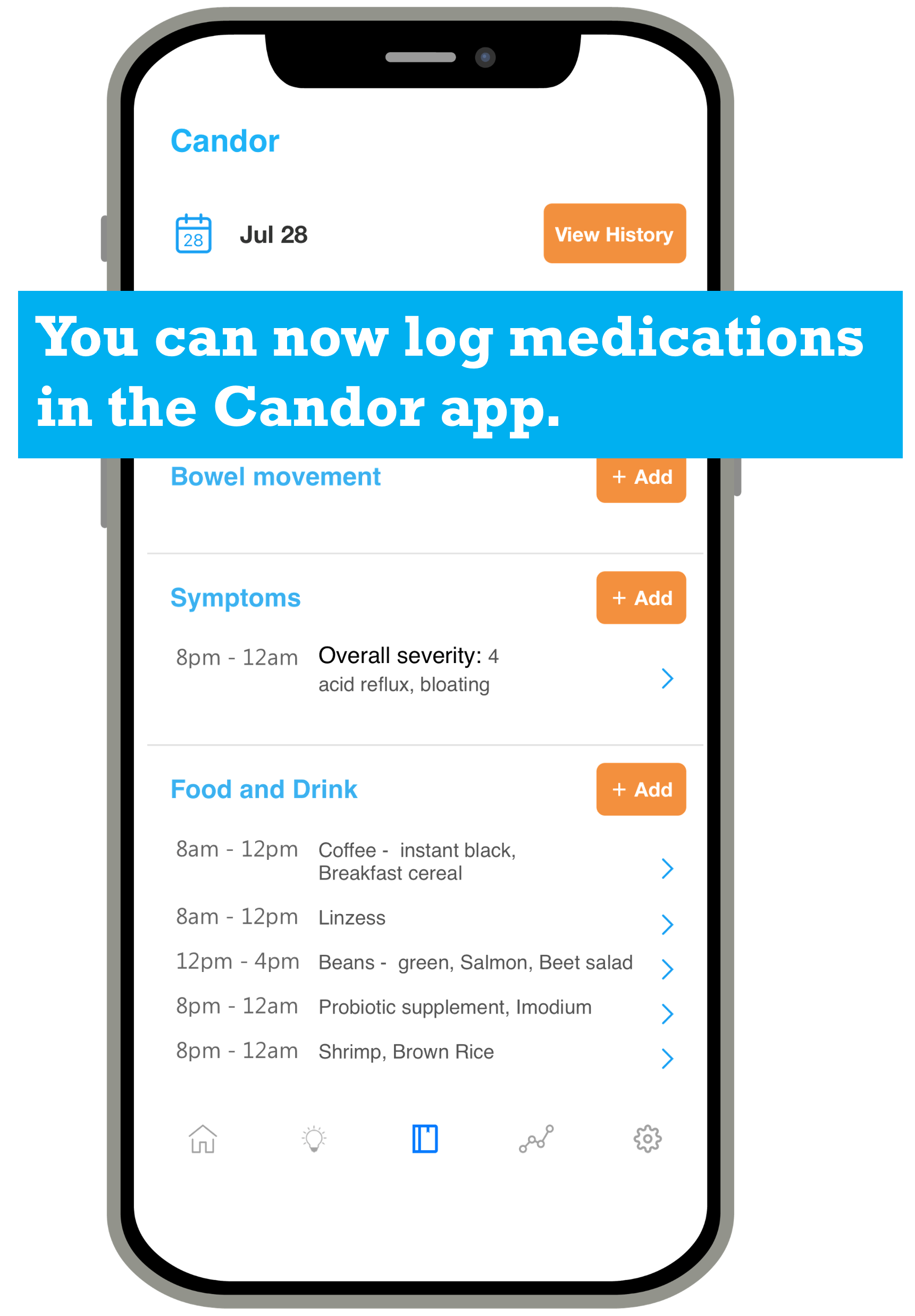 candor app log