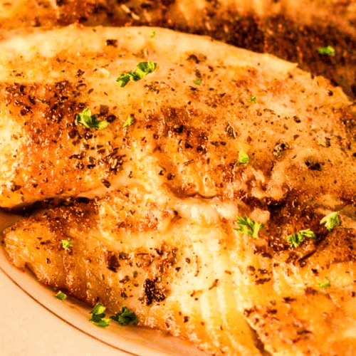 Pan seared tilapia Candor