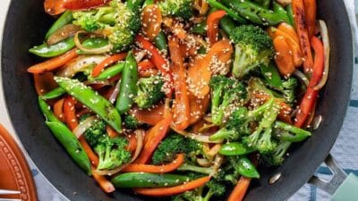 Picture of chinese stir fry vegetable for ranked list Candor