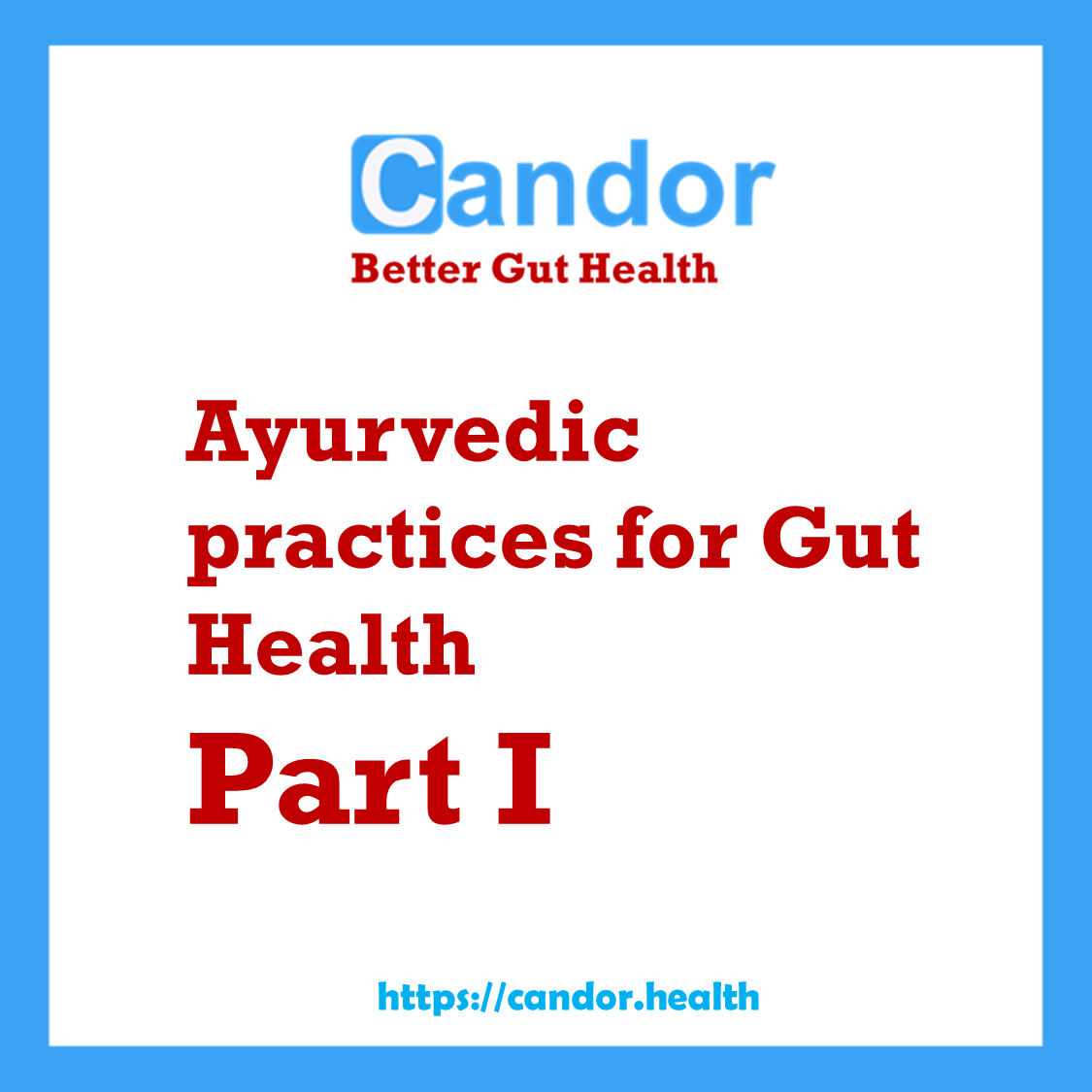 ayurvedic practices for gut health part I