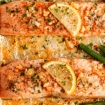 baked lemon garlic salmon