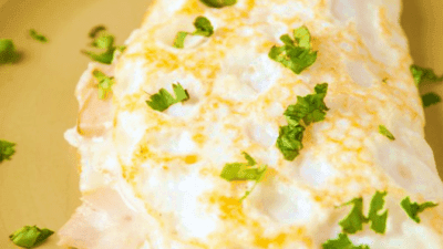 fluffy egg white omelette