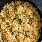 one pan shrimp and rice