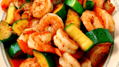 shrimp zucchini