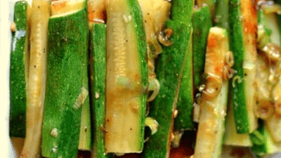 spicy asian zucchini